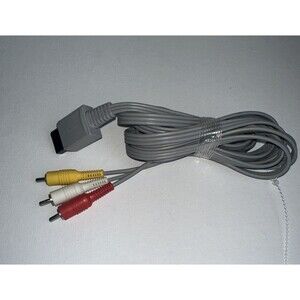 Nintendo Wii Replacement AV Cable Composite Video Audio Cord